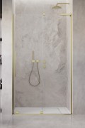 Drzwi prysznicowe Furo SL Brushed Gold DWJ Radaway prawe złote