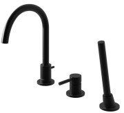 Bateria wannowa 3-otworowa Roxin Black KOHLMAN QB241RB czarna