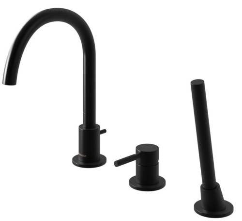 Bateria wannowa 3-otworowa Roxin Black KOHLMAN QB241RB czarna