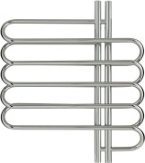 Grzejnik łazienkowy Sunerzha Furore Verso EU50 76x67cm stal polerowana