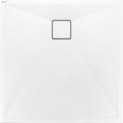 Brodzik granitowy kwadratowy 90x90 alabaster Correo Deante