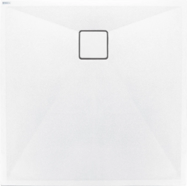 Brodzik granitowy kwadratowy 90x90 alabaster Correo Deante