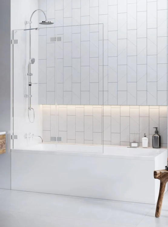 Parawan nawannowy Radaway Euphoria PND 110x150 lewy szkło przejrzyste