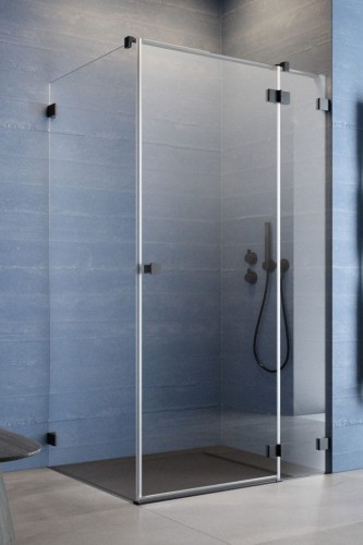 Kabina Radaway Essenza Pro Black KDJ 120x110x200 prawa przejrzysta