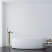 Bateria wannowa wolnostojąca Orion Brushed Gold Lavita