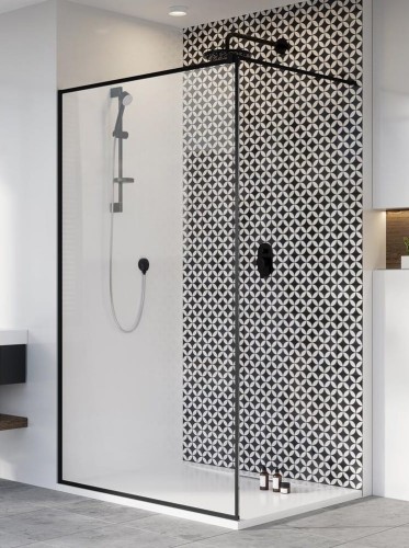 Kabina Radaway Modo New Black II Frame 115x200 szkło przejrzyste