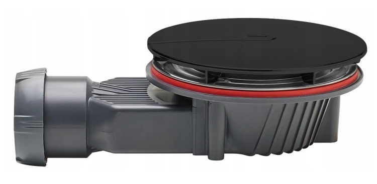 Syfon brodzikowy Radaway R400 SLIM PLUS Black 90mm