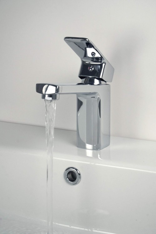 Bateria umywalkowa stojąca Maro Deante chrom BLO020M