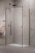 Kabina prysznicowa Radaway Essenza 8 Brushed Copper KDJ lewa