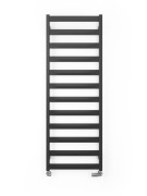 Grzejnik łazienkowy dekoracyjny Czarny HERMES BLACK MAT 115x50 LaVita