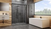 Drzwi Radaway Idea Black DWD 180x200,5 szkło przejrzyste