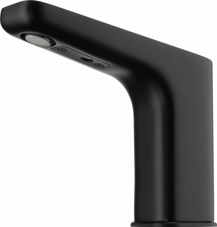 Bateria umywalkowa bezdotykowa Deante Hiacynt , sensorowa bez regulacji temperatury (230/6V) NERO