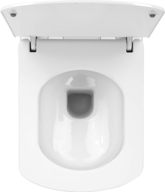 Miska wisząca WC z deską bezkołnierzowa Anemon Deante