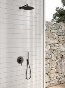 Zestaw prysznicowy Roxin Black KOHLMAN QW210RBR25 czarna