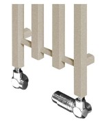 Grzejnik łazienkowy dekoracyjny Radeco Tubo 1K 162x28,5cm kolor czarny, Merkury 7