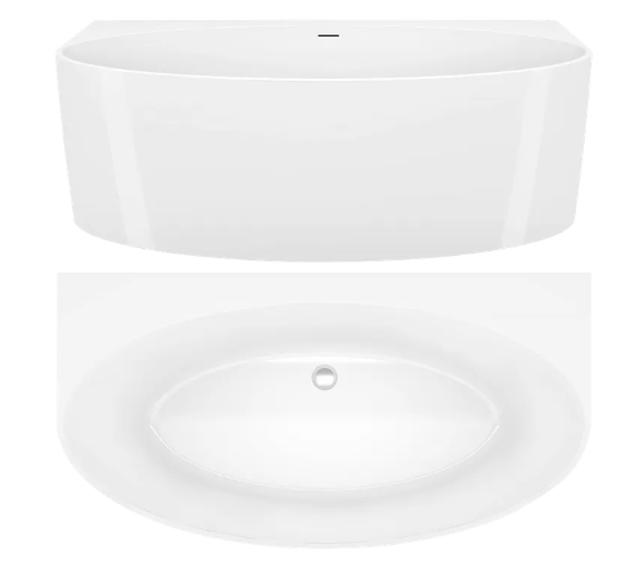 Wanna akrylowa przyścienna narożna Malta 170 REA