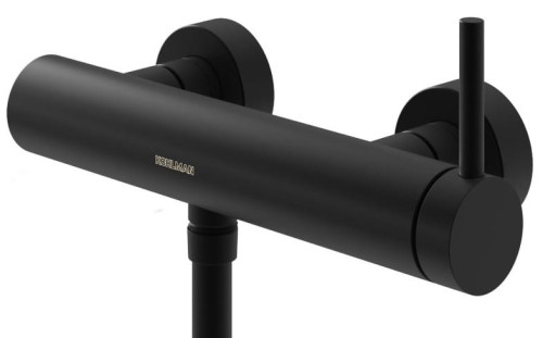 Bateria prysznicowa ścienna czarna Axel Black KOHLMAN QW120AB