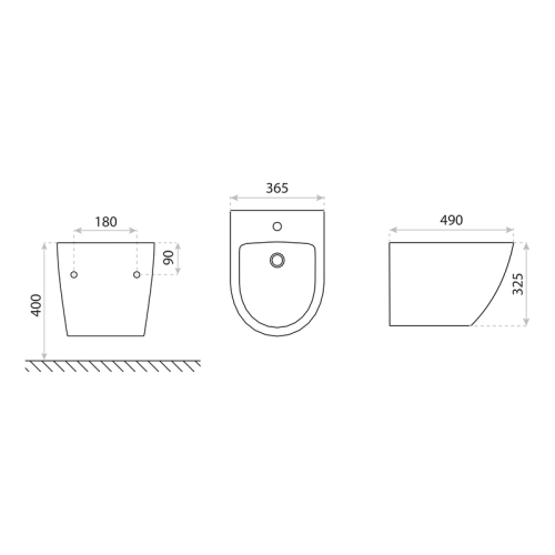 Bidet wiszący Sofi Stone Lavita
