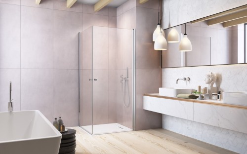 Kabina kwadratowa Radaway Eos KDD I 90x90x197 szkło przejrzyste