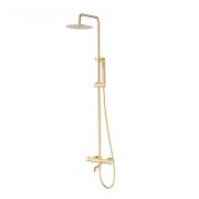 Natryskowa złota kolumna prysznicowa corsan lugo cmn01mglw