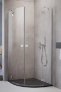 Kabina półokrągła Radaway Essenza PDD 80x90x200 szkło przejrzyste