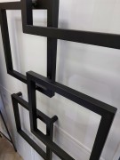 Grzejnik łazienkowy dekoracyjny Radeco Loco 5 czarny 154x68,5cm