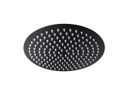 Deszczownica natryskowa corsan cmdo30bl slim stalowa czarna okrągła 30 cm