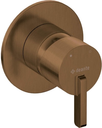 Bateria prysznicowa podtynkowa brąz szczotkowany Silia Deante