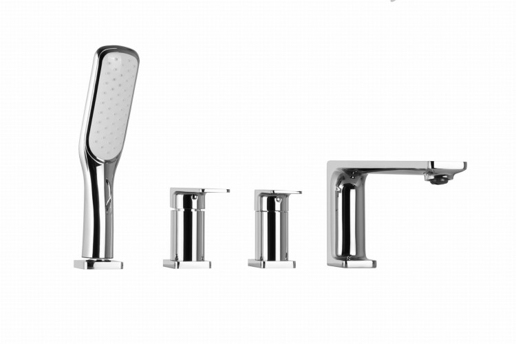 Bateria wannowa otworowa corsan cmb7142ch trino chromowana