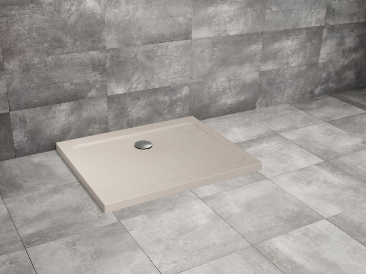Brodzik prostokątny płytki Radaway Doros D 100x90 Stone kaszmirowy
