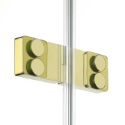 Kabina prysznicowa New Trendy Eventa Gold Shine lewa