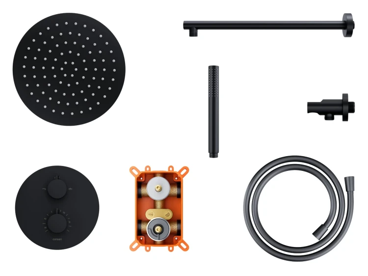 Prysznicowy zestaw podtynkowy corsan z03tbl