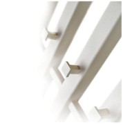 Grzejnik łazienkowy dekoracyjny Radeco Tubo 1K 162x28,5cm kolor czarny, Merkury 7