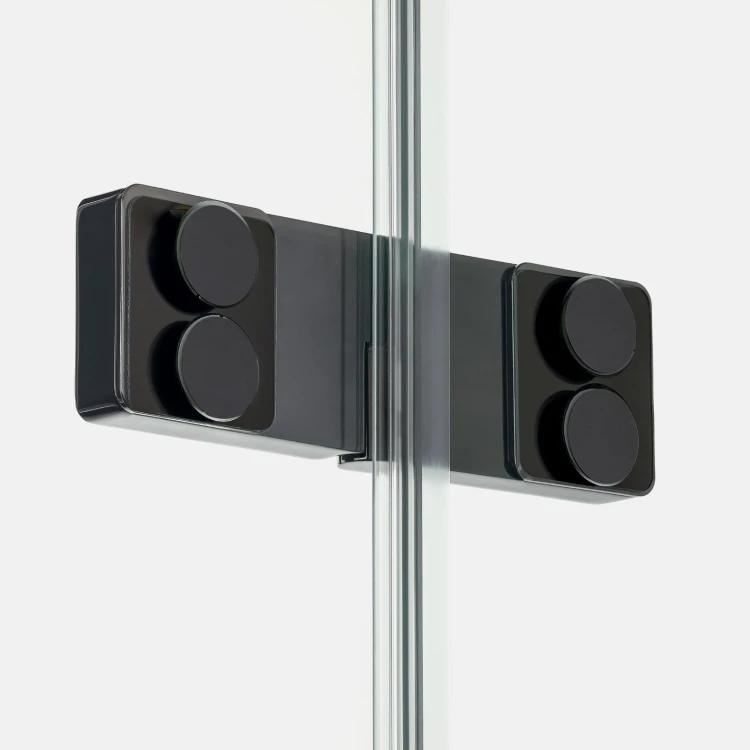 Drzwi prysznicowe New Trendy Eventa Black Chrome prawe czyste