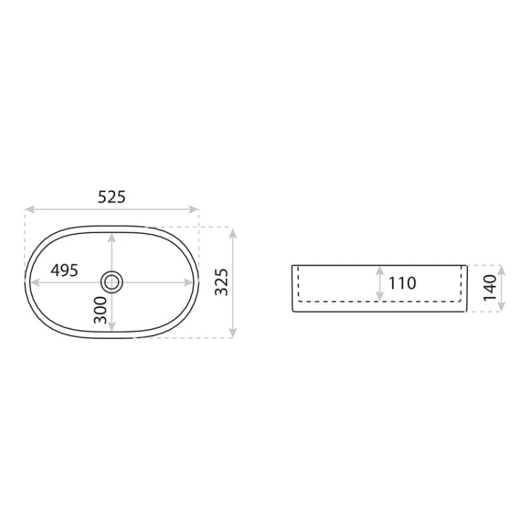 Umywalka nablatowa Alto Lavita