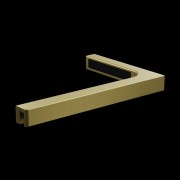 Kabina prysznicowa walk-in Radaway Modo SL Brushed Gold II prawa