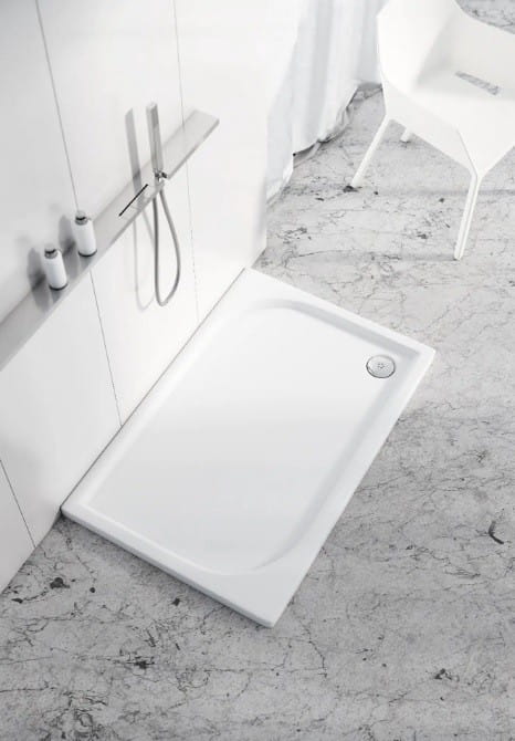 Brodzik prostokątny Canes 80x100 Schedpol Schedline, biały