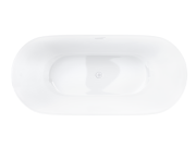 Wanna wolnostojąca corsan e041 olvena 170 cm z wykończeniem białym
