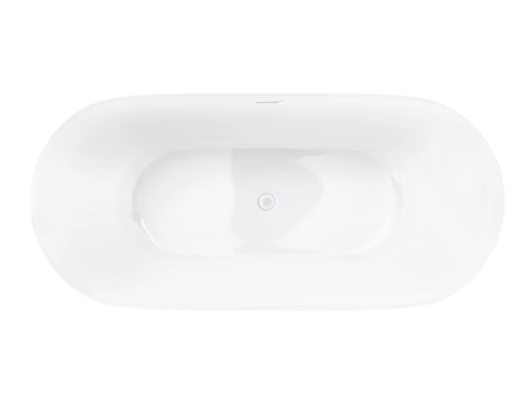 Wanna wolnostojąca corsan e041 olvena 170 cm z wykończeniem białym