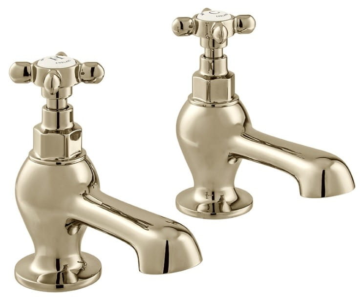 Para baterii wannowych Axbridge Cross nikiel polerowany Vado