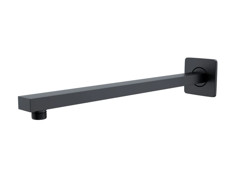 Ramię prysznicowe do deszczownicy natryskowej corsan cmr38bl 38 cm czarne