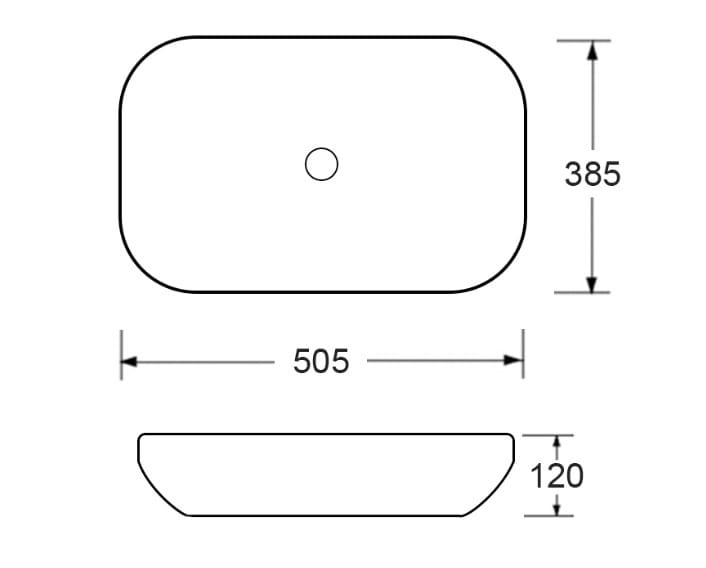 Umywalka nablatowa LAVITA Pereya Slim
