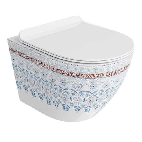 Miska wisząca WC Sofi Slim Folklor Lavita