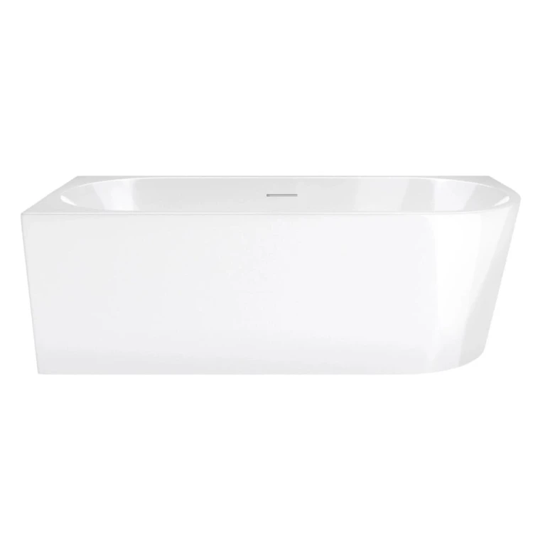 Wanna narożna intero v230slbl 140 cm montaż lewostronny przelew szczelinowy korek klik klak czarny