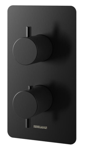 Bateria wannowa termostatyczna czarna Axel Black KOHLMAN QW433AB