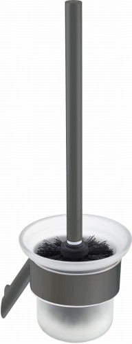 Szczotka WC wisząca titanium Silia Deante