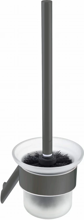 Szczotka WC wisząca titanium Silia Deante