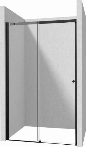 Drzwi prysznicowe przesuwne 160x200 Kerria Plus Deante nero