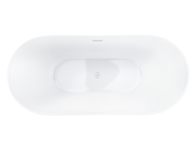 Wanna wolnostojąca corsan e043 nauti 170 cm z wykończeniem białym