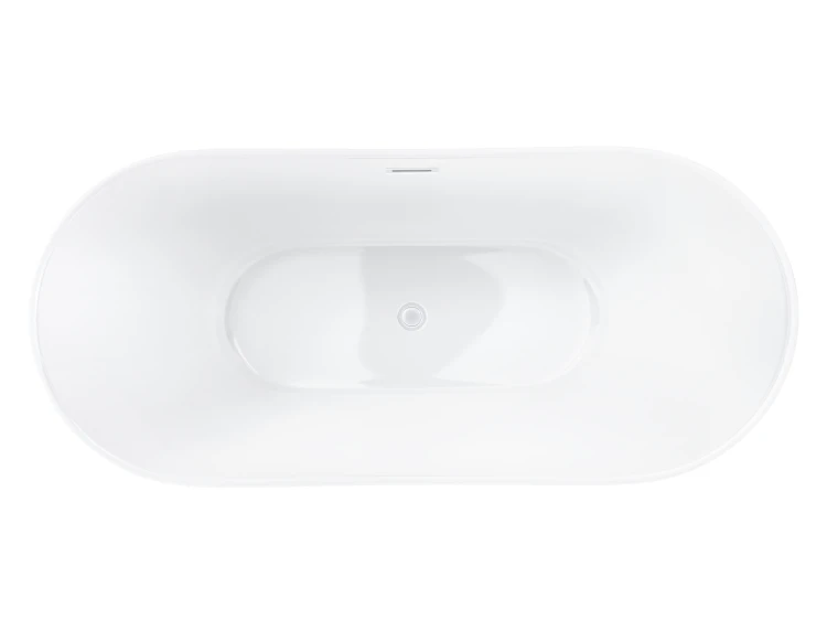 Wanna wolnostojąca corsan e043 nauti 170 cm z wykończeniem białym